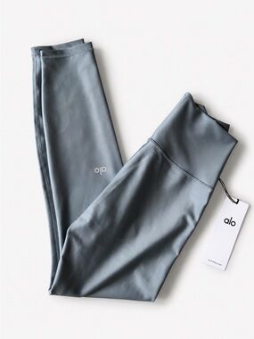 ALO Yoga High-Waist steel Gray Leggings size medium